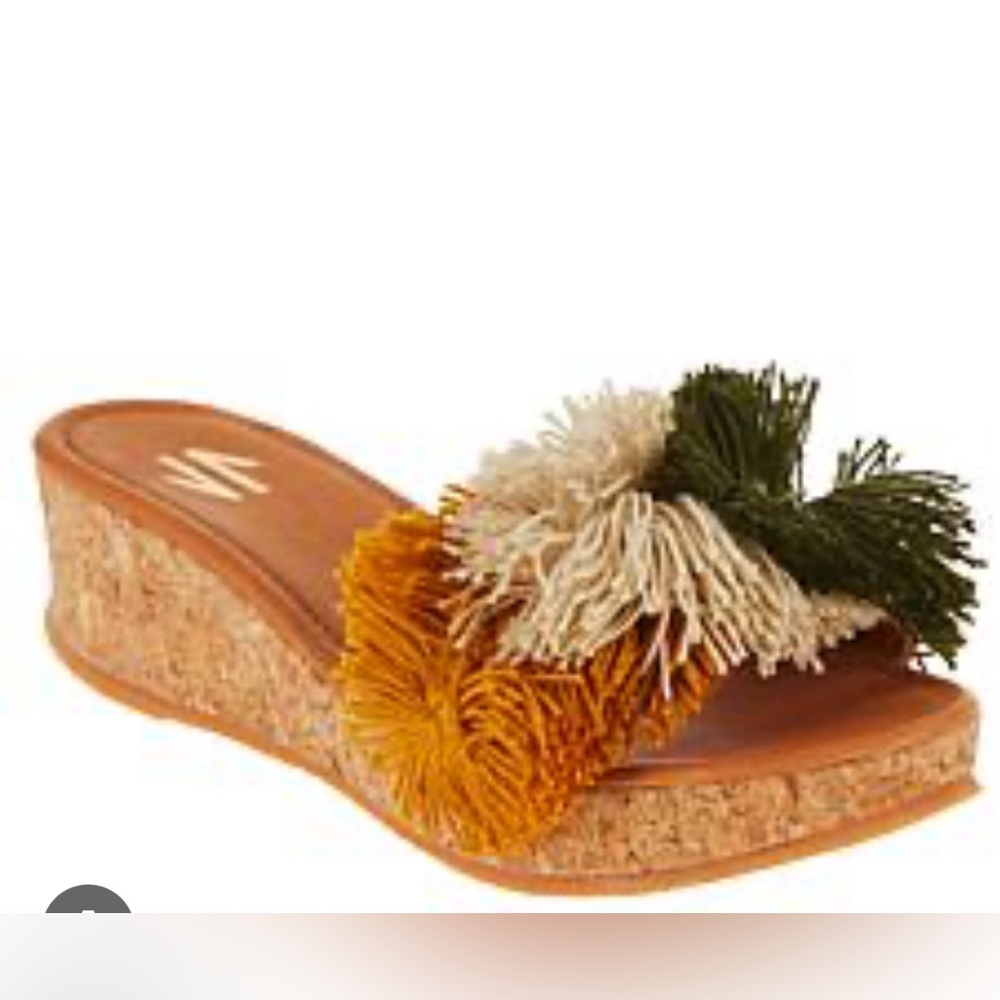 NWOT Silvia Cobos Mambo SlipOn Platform Sandal size 6